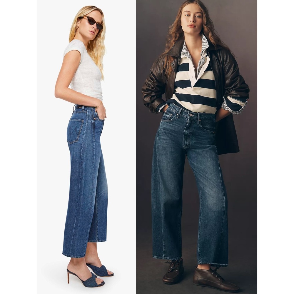 NWT MOTHER The Half Pipe High-Rise Ankle Jeans Anthropologie $278 - Size 30